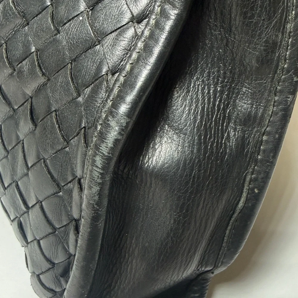 Authentic Bottega Veneta Woven Leather Bag